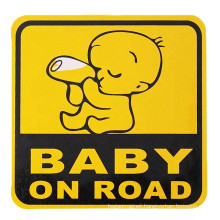 Custom Baby On Road Car Sticker Vinyl Car Windshield Sticker Outdoor Waterproof Advertising Magnetic Car Sticker